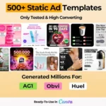 500+ Ready-Made Static Meta Ad Creatives