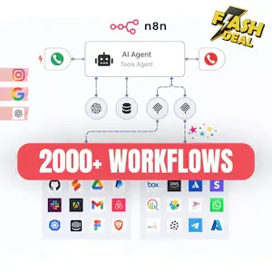 2000+ n8n Workflows Pack