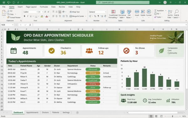 OPD Daily Appointment Scheduler