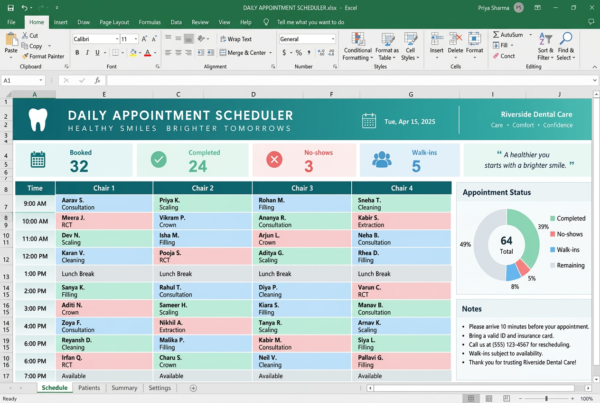 Daily Appointment Scheduler