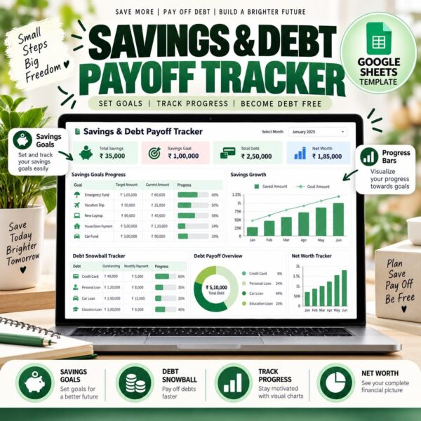 PLR Budget Spreadsheet Editable Budget Planner Template 4