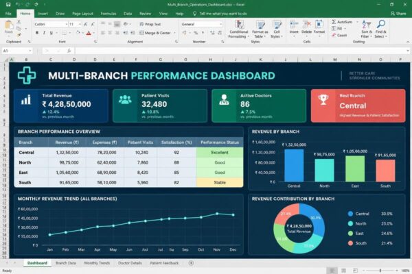 Multi-Branch Performance Dashboard