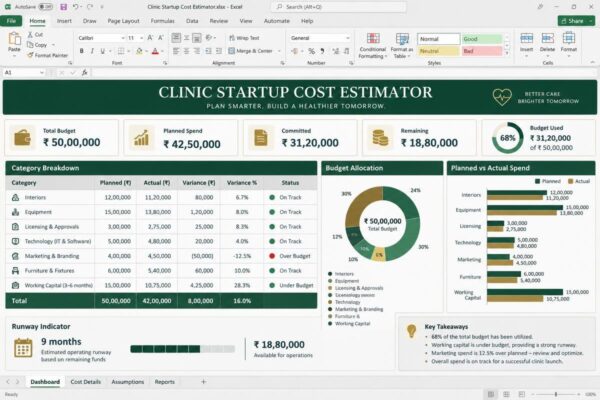 Clinic Startup Cost Estimator