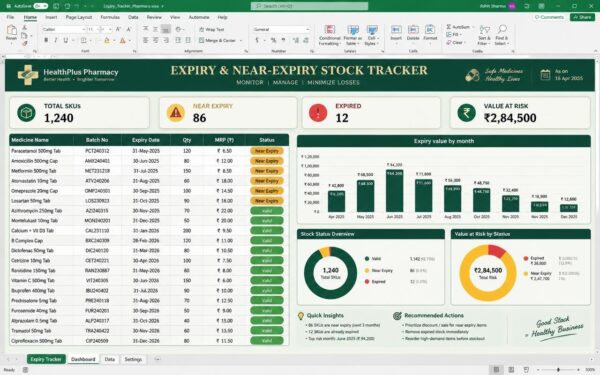 Expiry & Near-Expiry Stock Tracker