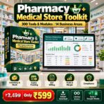 Pharmacy & Medical Store Toolkit — 300 tools, 14 business areas