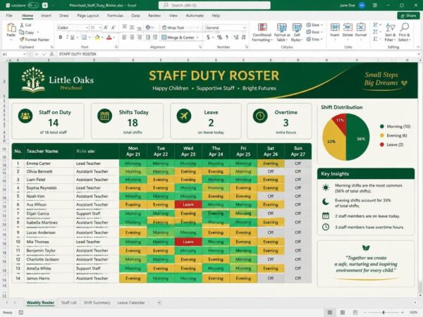 Staff Duty Roster