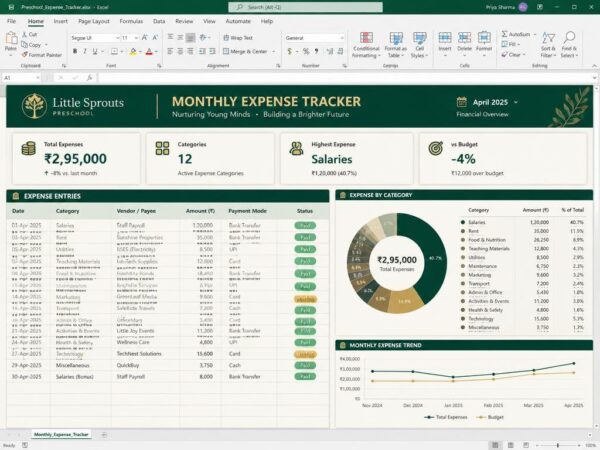 Monthly Expense Tracker