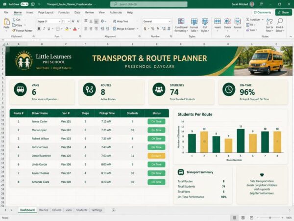 Transport & Route Planner