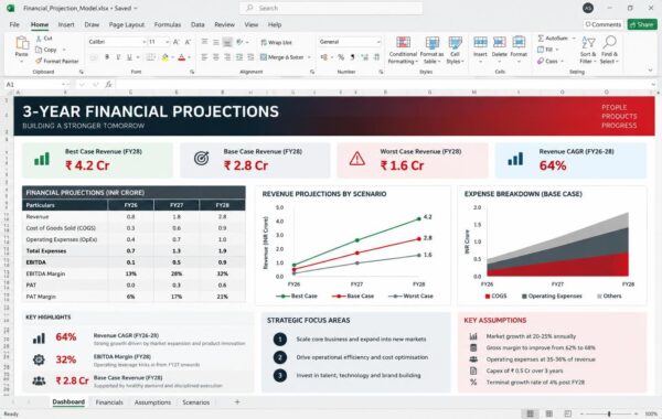 3-Year Financial Projections