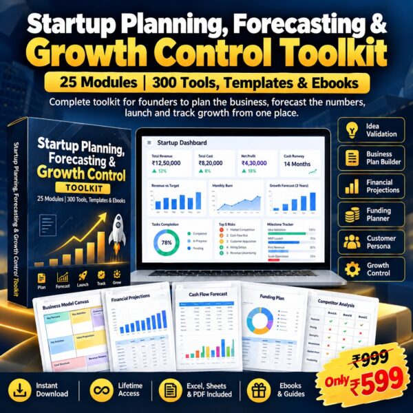 Startup Planning, Forecasting & Growth Control Toolkit